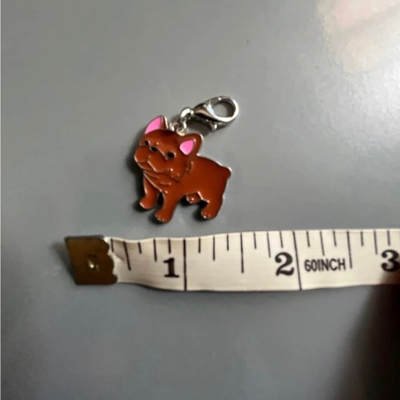 Frenchie french bulldog keychain charm - Picture 2 of 2